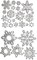 25-Piece Snowflake Metal Cutting Dies for Christmas – DIY Scrapbooking, Card Making, Paper Craft, and Embossing with Carbon Steel Die Set